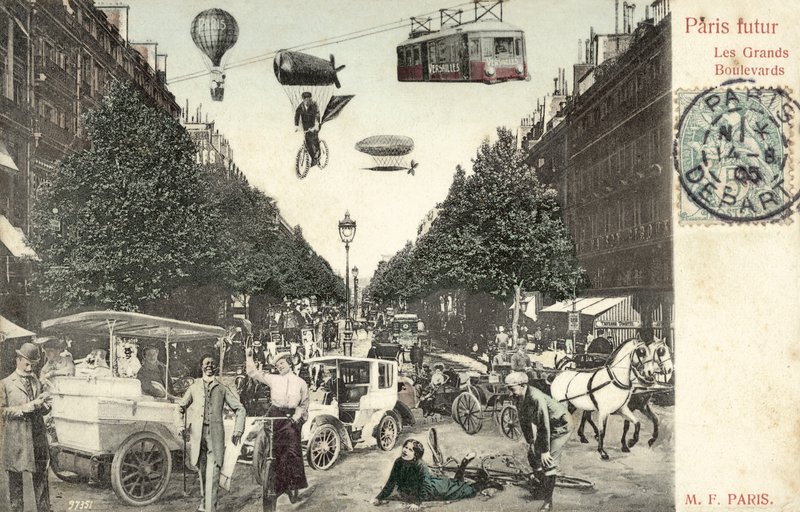 Fremtidens Paris (fargebilde) av French Photographer