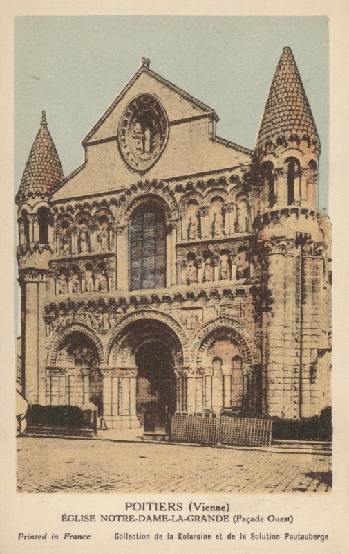 Poitiers, Vår Frue den stores kirke av French Photographer