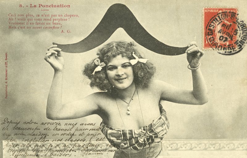 Tegnsetting (s/hvitt bilde) av French Photographer