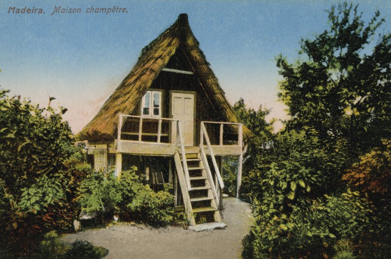 Landlig hus, Madeira (fargebilde) av French Photographer