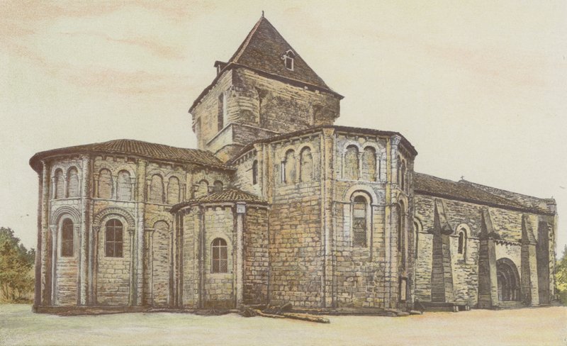 Saint-Maurice, kirke, Set N av French Photographer