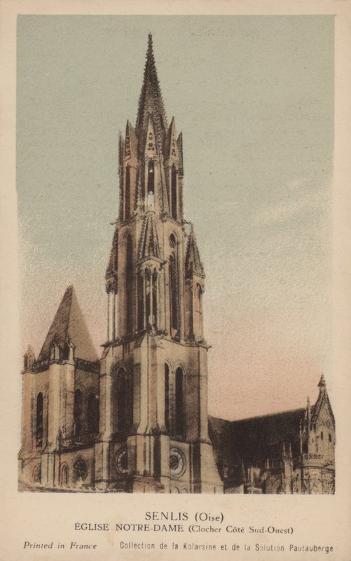 Senlis, Vår Frue kirke av French Photographer
