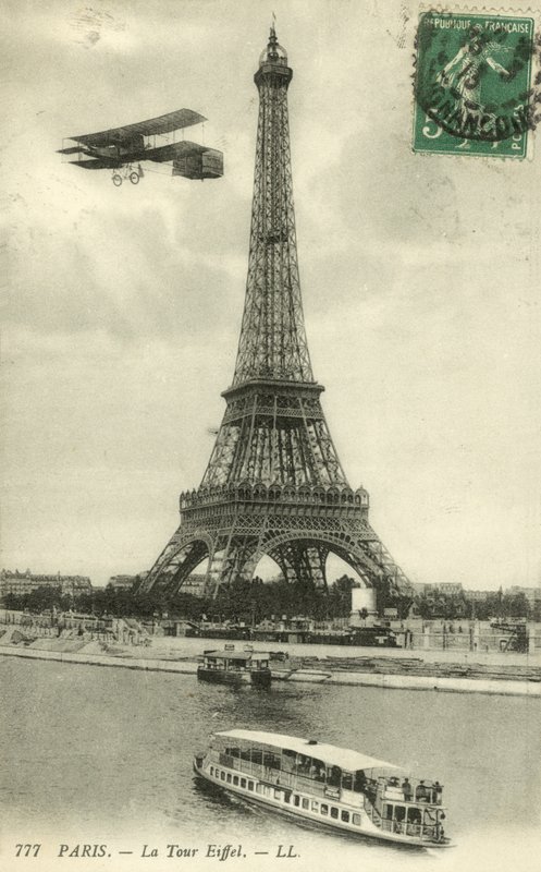 Eiffeltårnet (s/hvitt bilde) av French Photographer