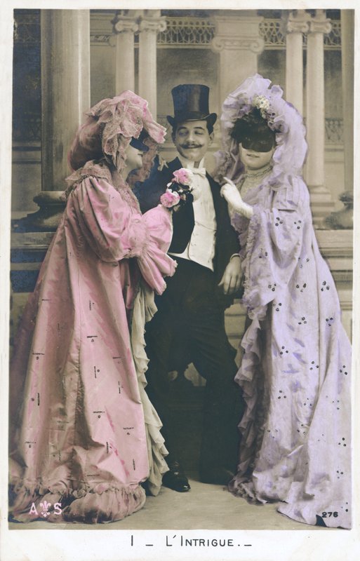 Maskeballen (fargebilde) av French Photographer