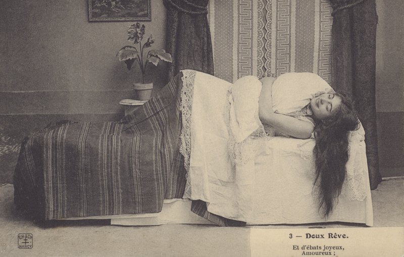 The Sweet Dream (s/hvitt bilde) av French Photographer