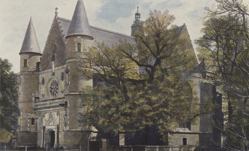Tilloloy, kirke, S O sidevisning av French Photographer
