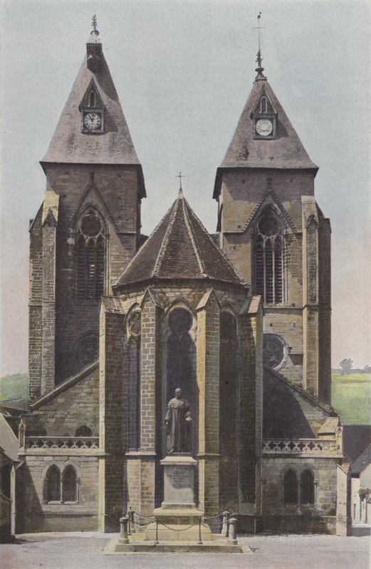 Varzy, kirke, apsis og tårn av French Photographer