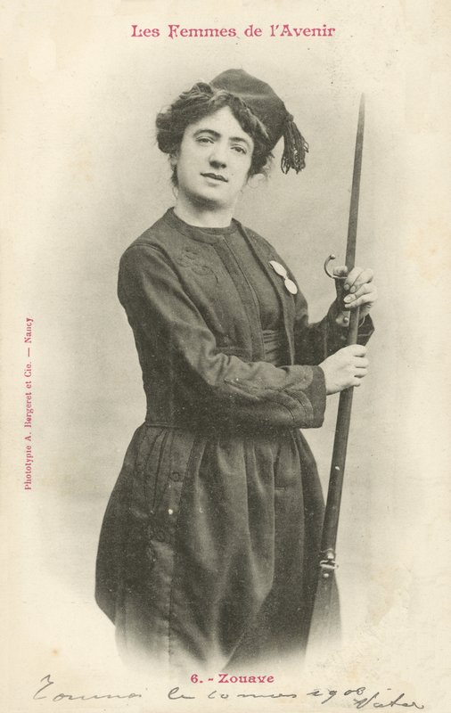 Zouave, fremtidens kvinne av French Photographer