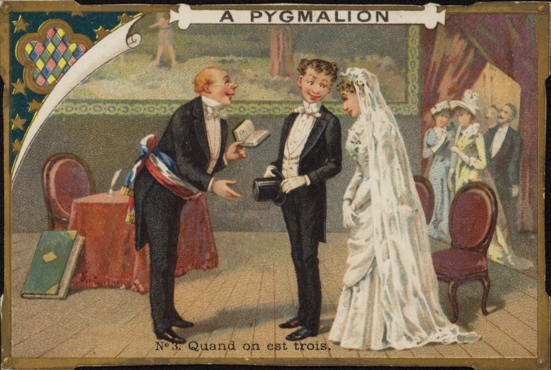 En Pygmalion av French School