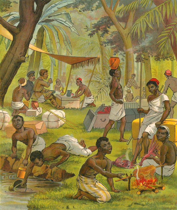 En pause i Afrika av French School