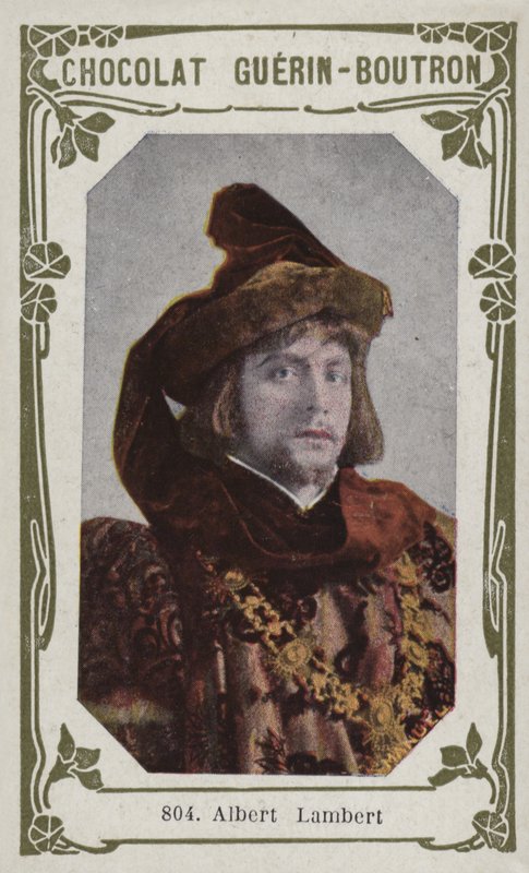 Albert Lambert (farget bilde) av French School