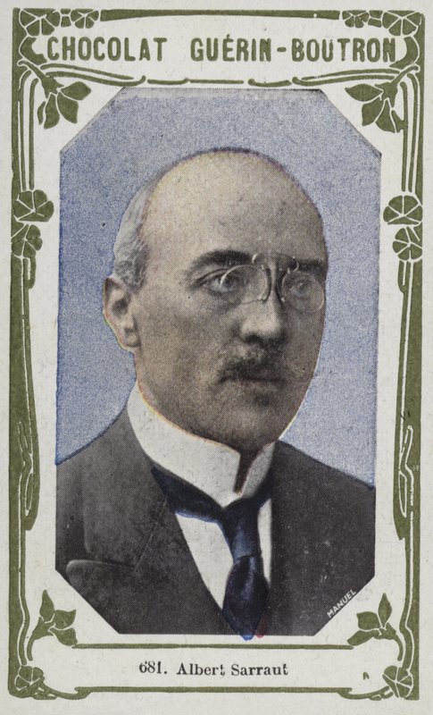 Albert Sarraut (farget bilde) av French School