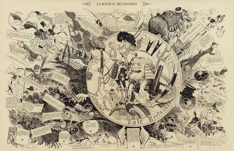 Albions mikrober (gravering) av French School