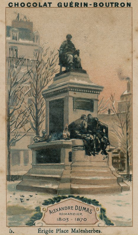 Alexandre Dumas, romanforfatter, 1803-1870, Erigee Place Malesherbes av French School