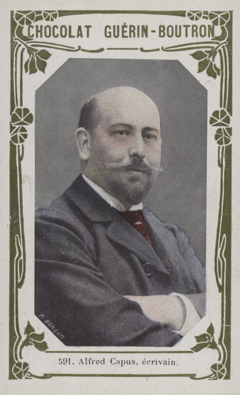 Alfred Capus, ecrivain (farget bilde) av French School