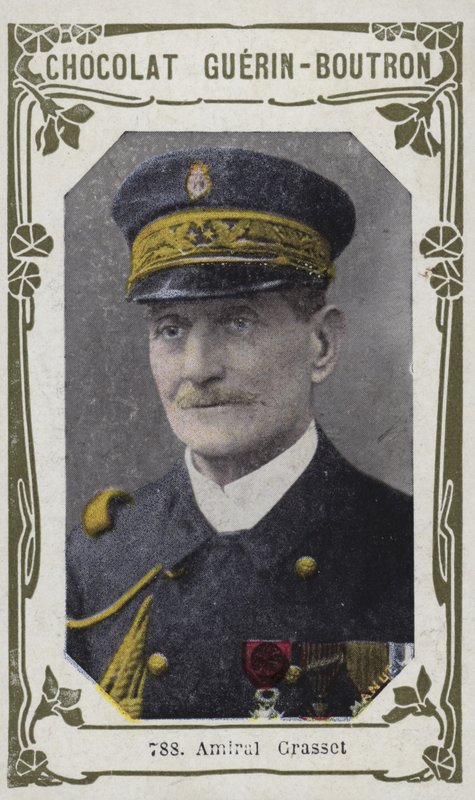 Amiral Grasset (farget bilde) av French School