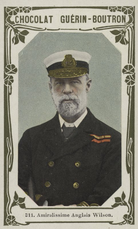 Britisk admiral Wilson (farget bilde) av French School