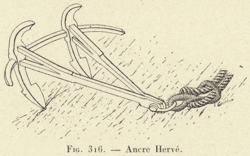 Ancre Herve (gravering) av French School