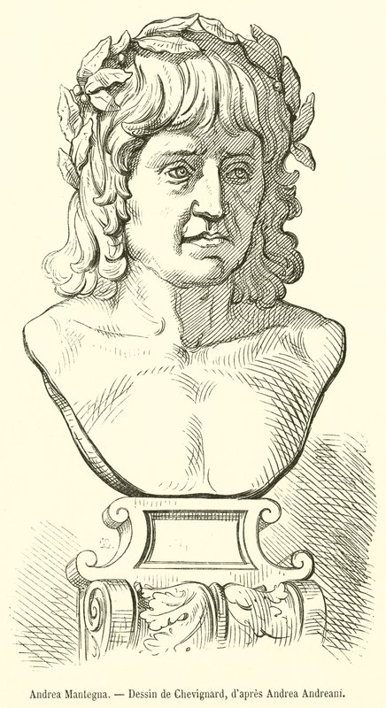 Andrea Mantegna (gravering) av French School