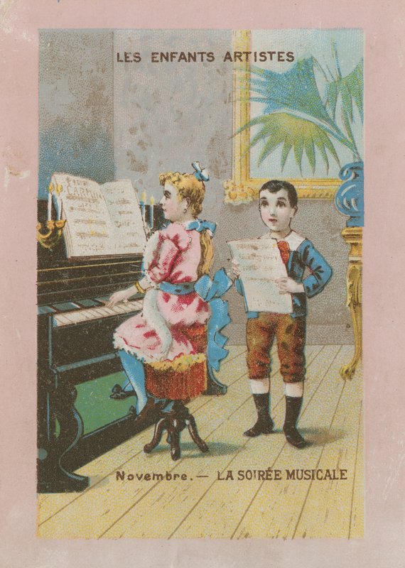 Kunstneriske barn. November; musikalsk soaré av French School