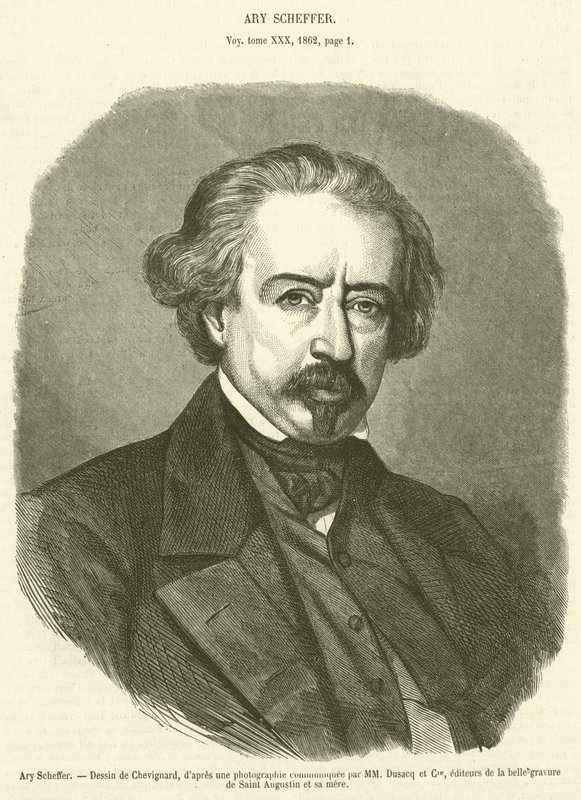 Ary Scheffer (gravering) av French School