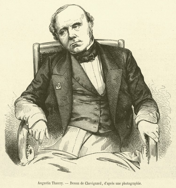 Augustin Thierry (gravering) av French School