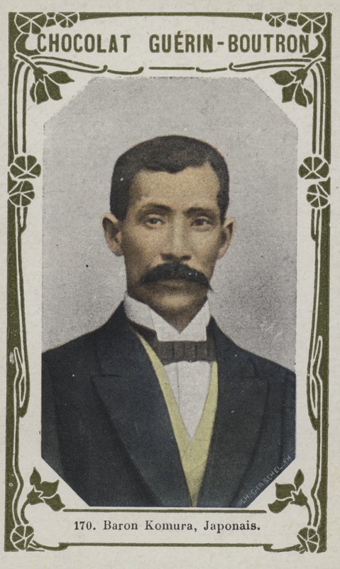 Baron Komura, japansk (farget bilde) av French School