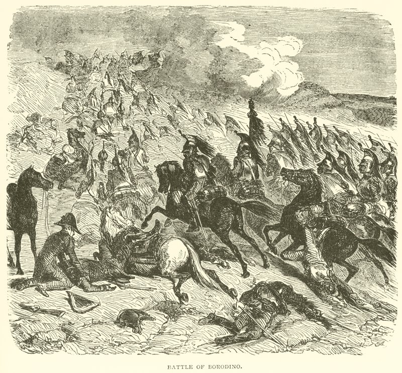 Slaget ved Borodino (gravering) av French School