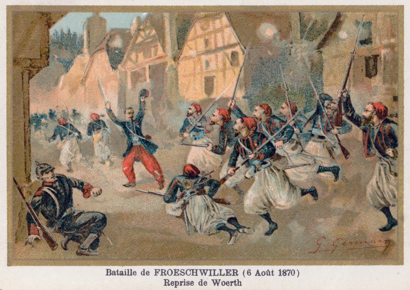 Slaget ved Froeschwiller, The Recapture of Woerth av French School