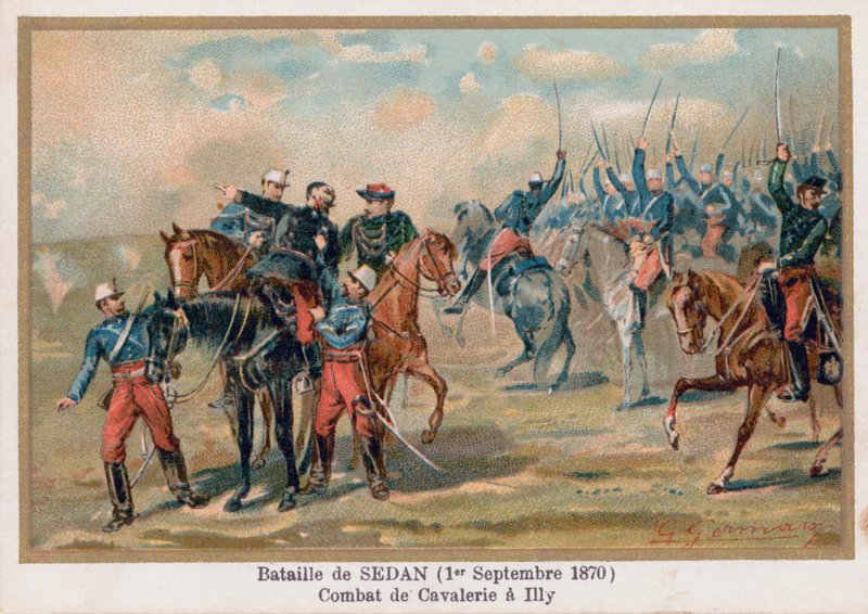 Slaget ved Sedan, kjemper ved Calvaire dIlly av French School
