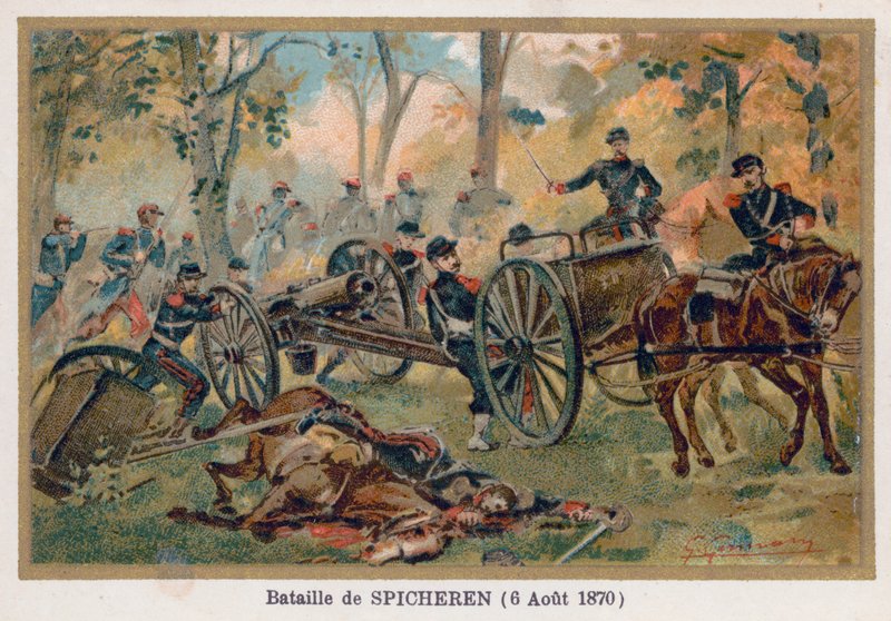 Slaget ved Spicheren, Defense of Stirring av French School