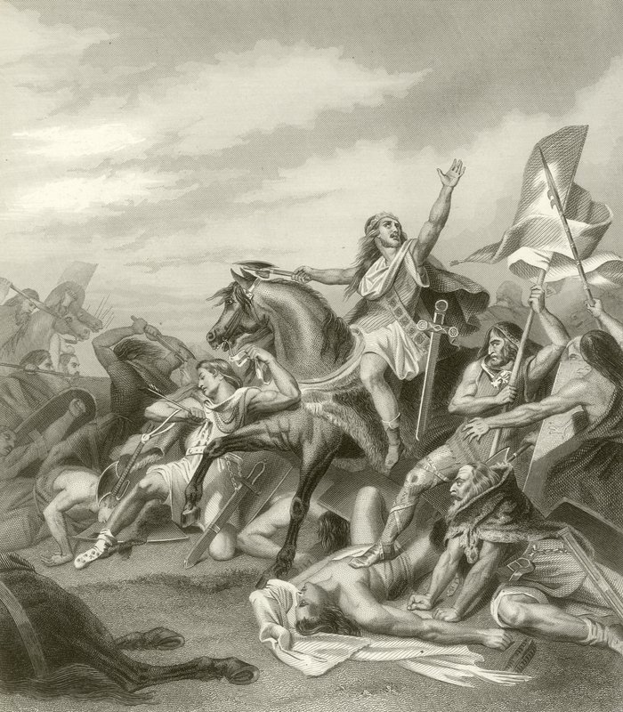 Slaget ved Tolbiacum, 496 av French School