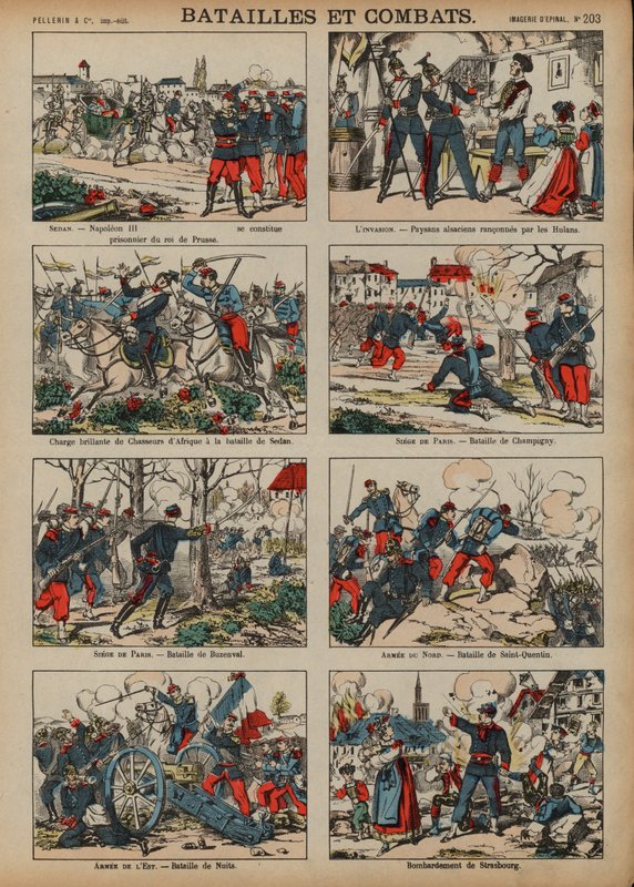 Slag under den fransk-prøyssiske krigen av French School