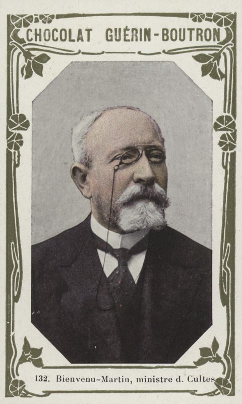 Bienvenu-Martin, minister for religiøse anliggender (farget bilde) av French School