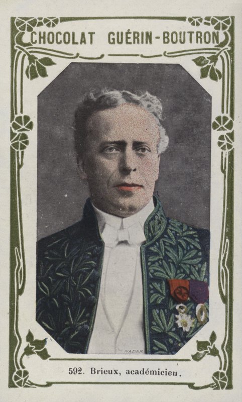 Brieux, academicien (farget bilde) av French School