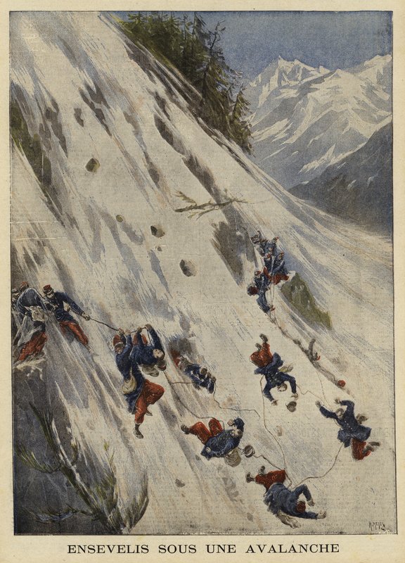 Begravd under et snøskred av French School