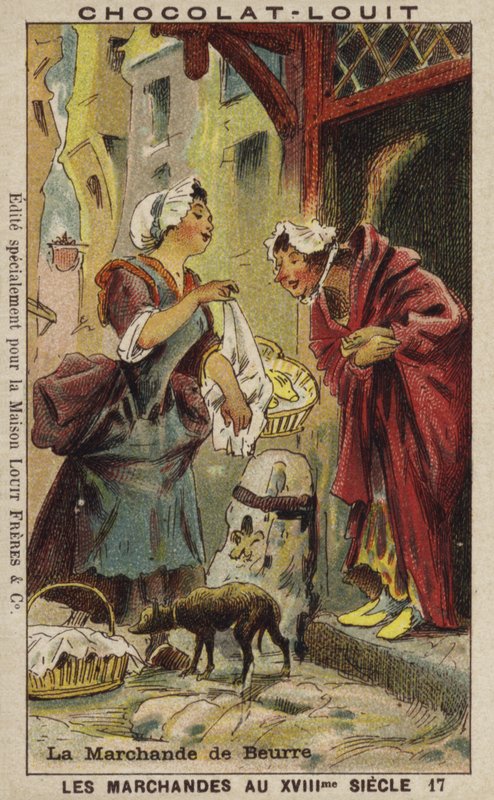 Smørselger, 1700-tallet av French School