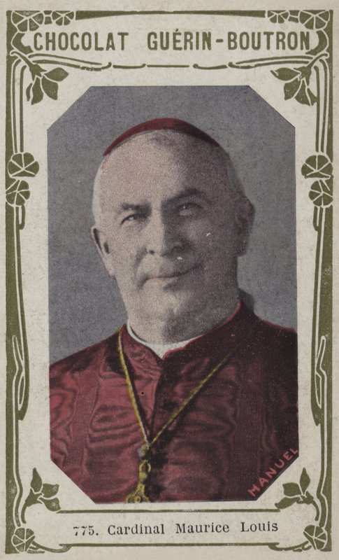 Kardinal Maurice Louis (farget bilde) av French School