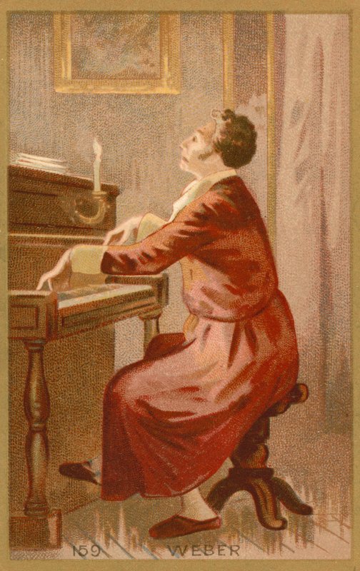 Carl Maria von Weber , tysk komponist av French School