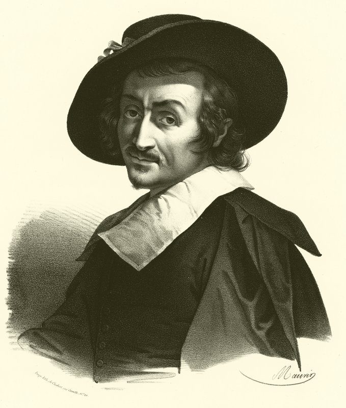 Carlo Dolci, portrett (gravering) av French School