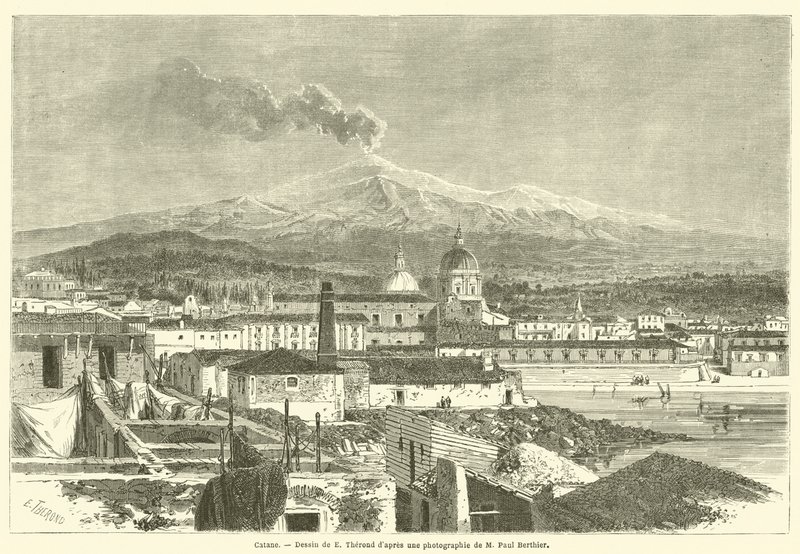 Catania (gravering) av French School
