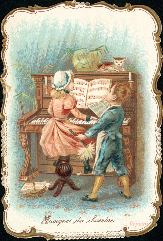 Kammermusikk (chromolitho) av French School