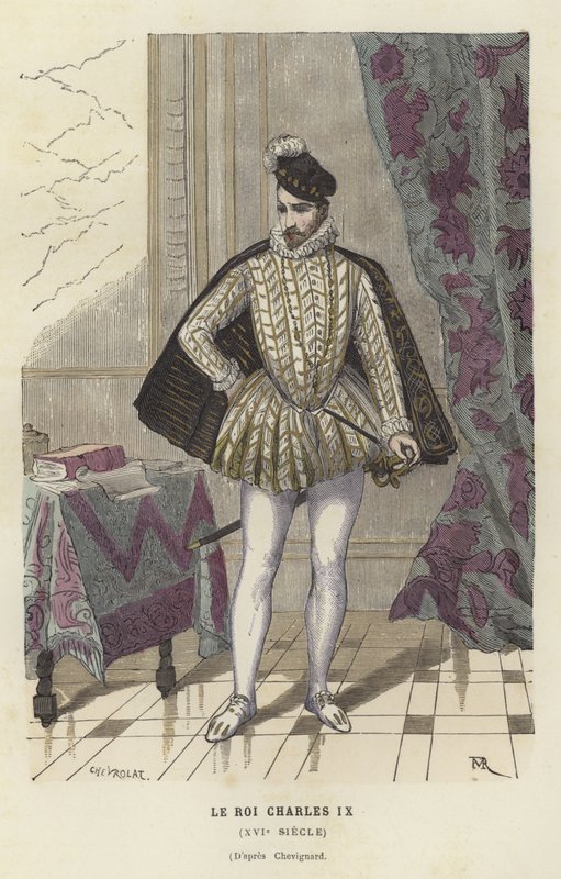 Charles IX, konge av Frankrike, 1500-tallet av French School