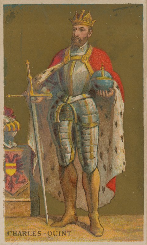 Charles V, den hellige romerske keiser (1500–1558) av French School