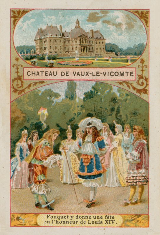 Slottet Vaux-le-Vicomte av French School