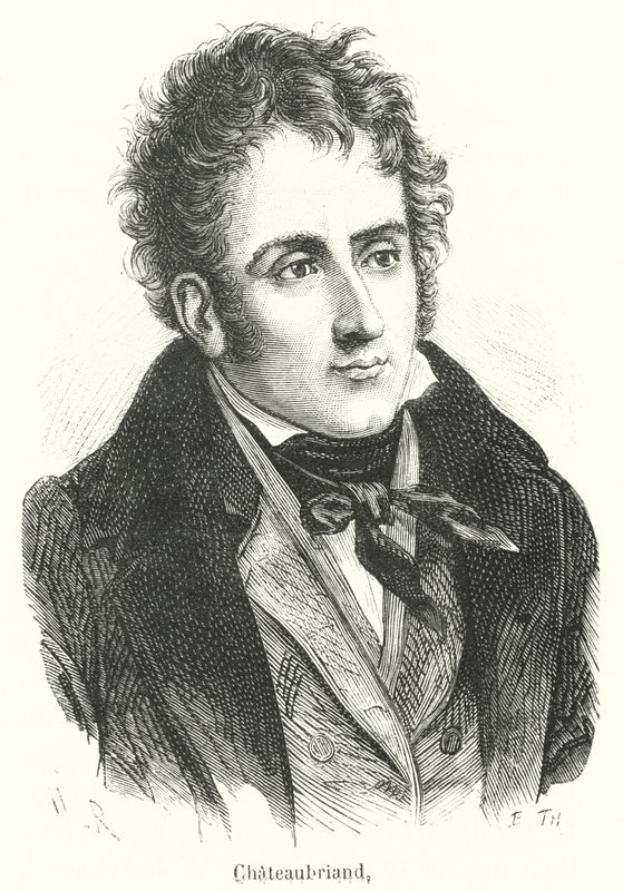 Chateaubriand (gravering) av French School