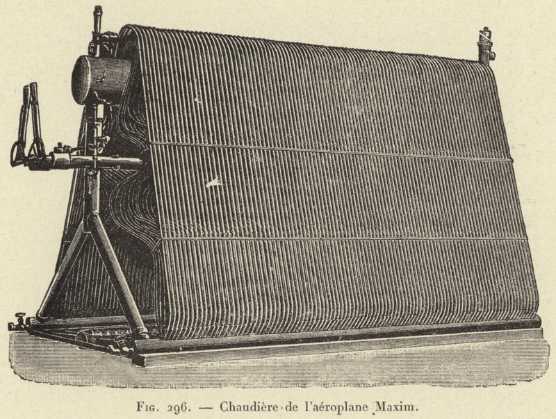 Maxim flykjele (gravering) av French School
