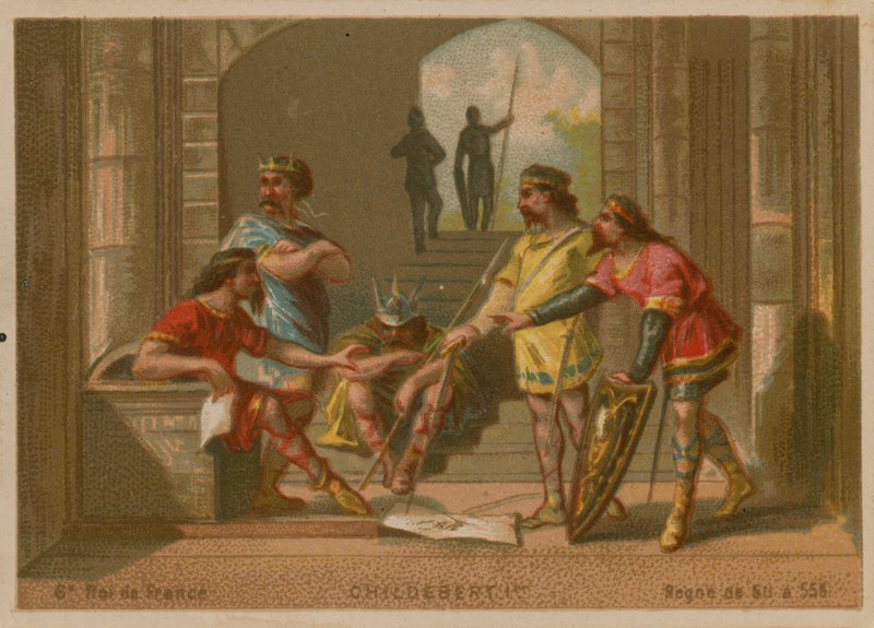 Childebert I, konge av Frankrike (ca 496-558) av French School