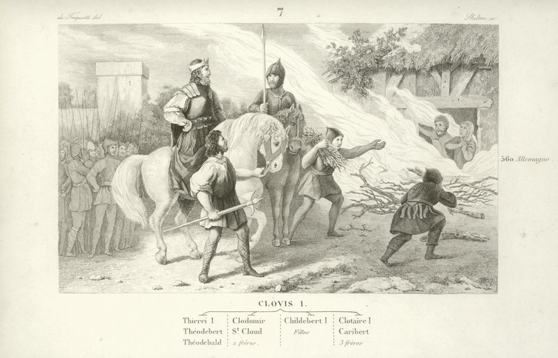 Chlothar I, kongen av frankerne av French School