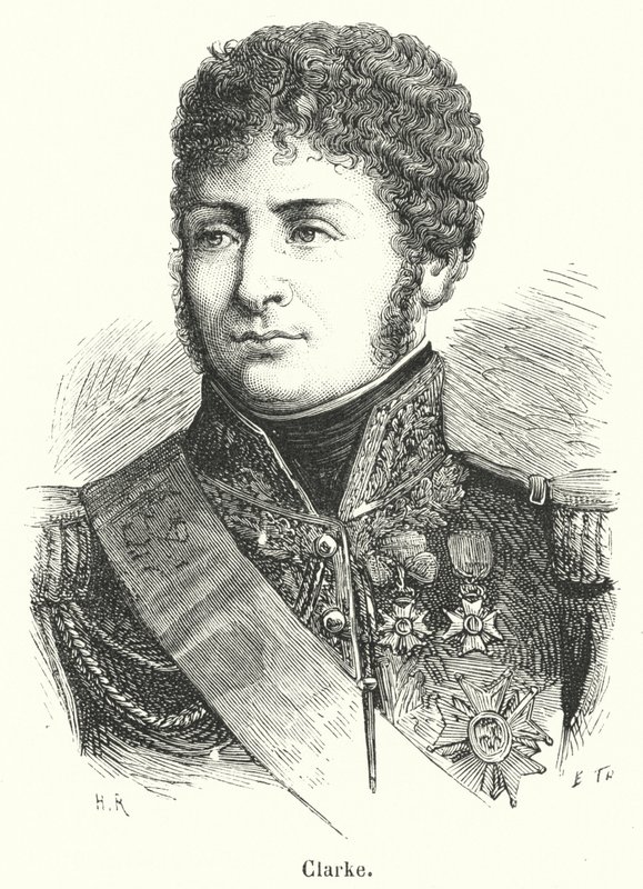 Clarke (gravering) av French School